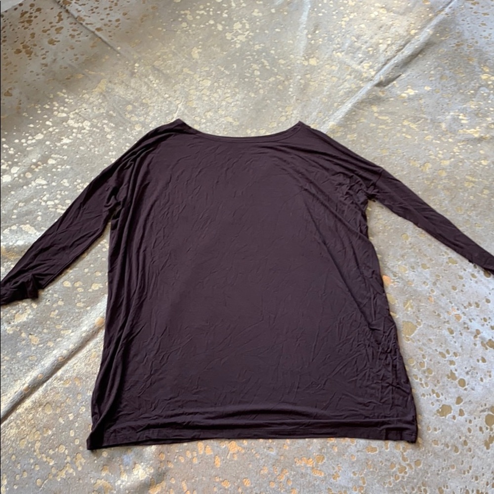 Brown baggy slouch dress